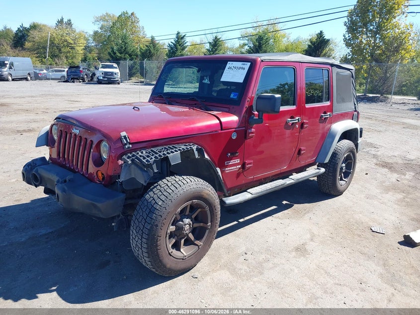 Vin: 1j4ba3h18bl528823, lot: 46791259, jeep wrangler unlimited sport 20112