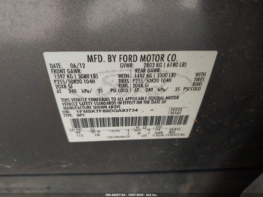 2013 FORD EXPLORER LIMITED · Фото 9