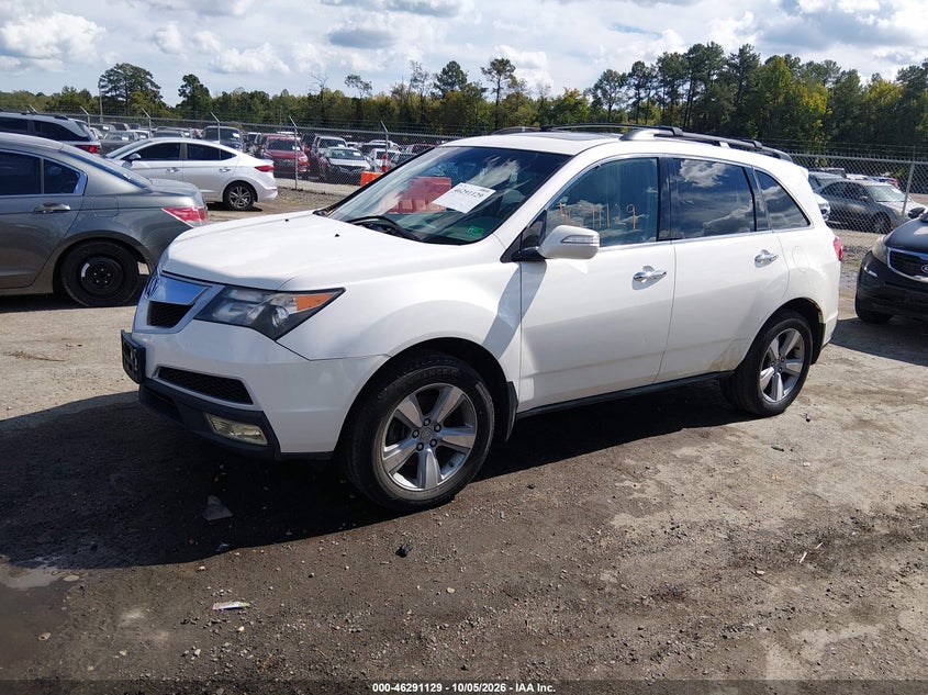2011 Acura Mdx, Обычный износ, IAAI, VIN 2HNYD2H25BH516548 — фото 2