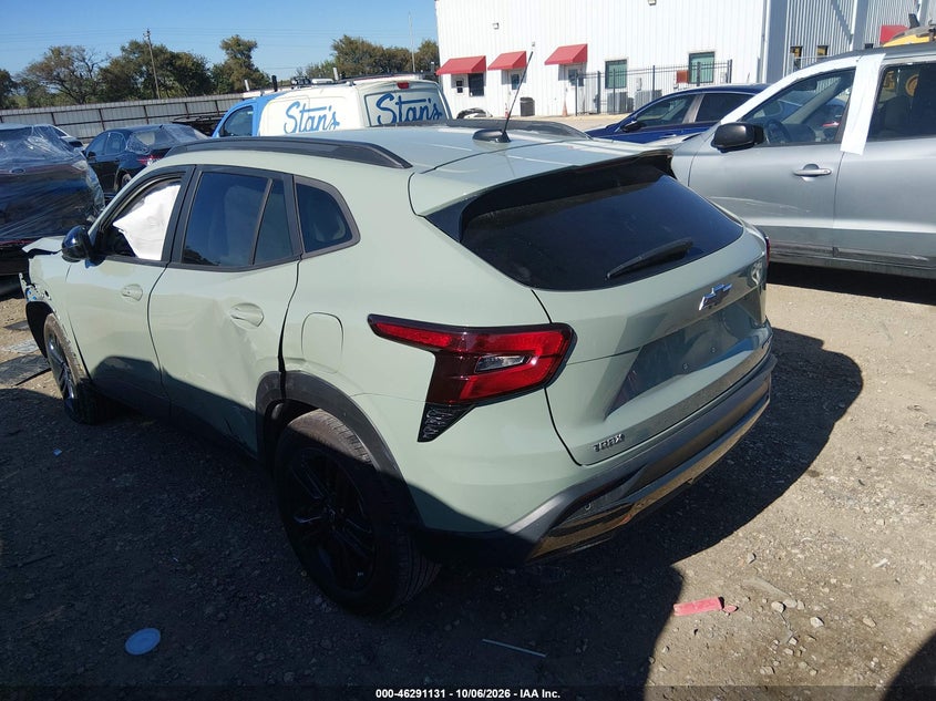 Vin: kl77lkepxsc056128, lot: 46791294, chevrolet trax fwd activ 20253