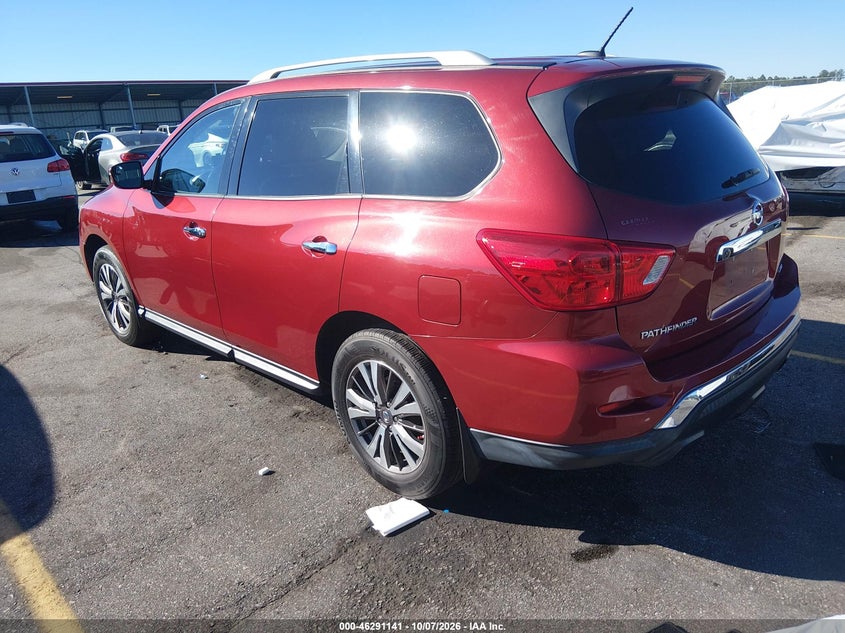 Vin: 5n1dr2mm8hc900182, lot: 46791304, nissan pathfinder s 20173