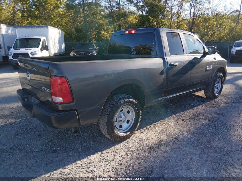 Vin: 1c6rr7fg5js326125, lot: 46791311, ram 1500 tradesman  4x4 6'4 box 20184