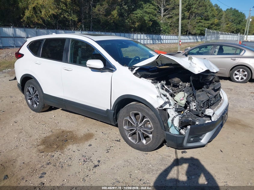Vin: 2hkrw1h55mh420129, lot: 46791341, honda cr-v 2wd ex 20211