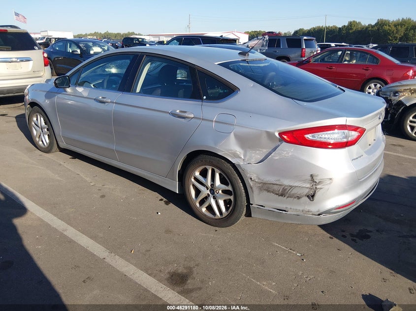 Vin: 1fa6p0hd7e5355793, lot: 46791343, ford fusion se 20143
