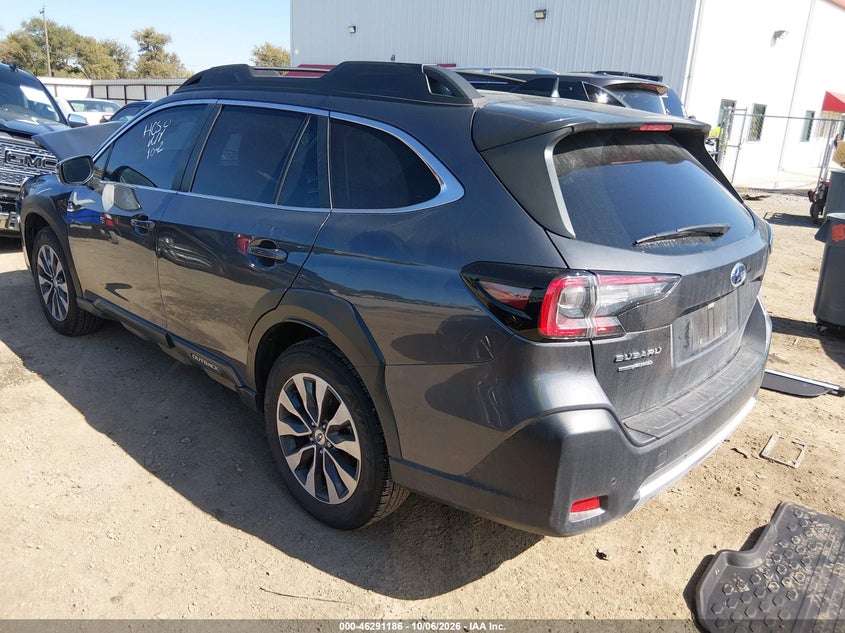 Vin: 4s4btancxs3205508, lot: 46791349, subaru outback limited 20253