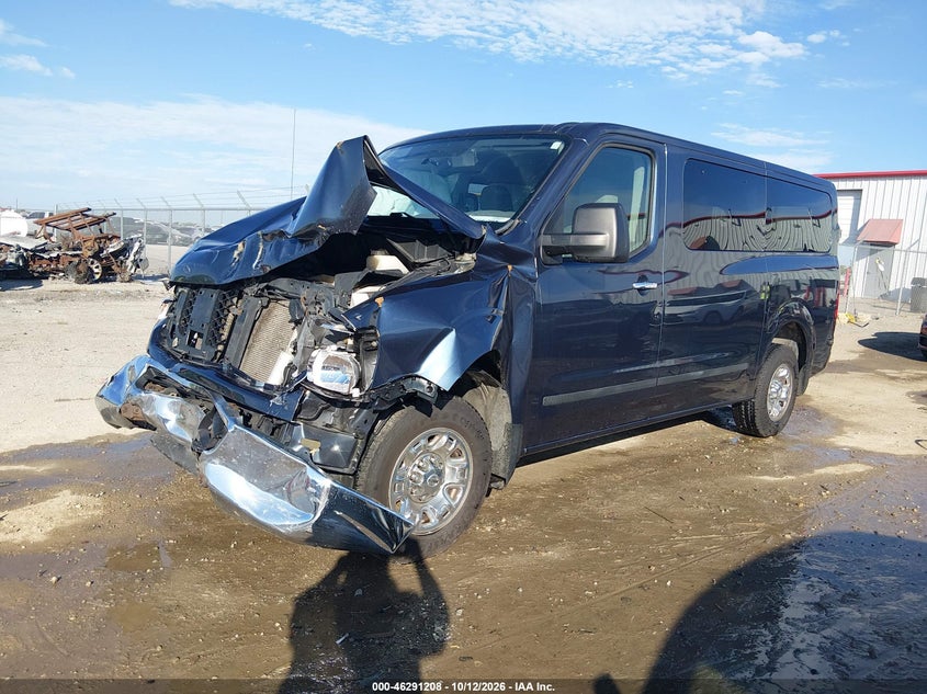 Vin: 5bzbf0aa7en161342, lot: 46791371, nissan nv passenger nv3500 hd sv v6 20142