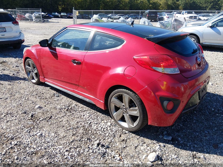 HYUNDAI VELOSTER 2013 VIN KMHTC6AEXDU095789
