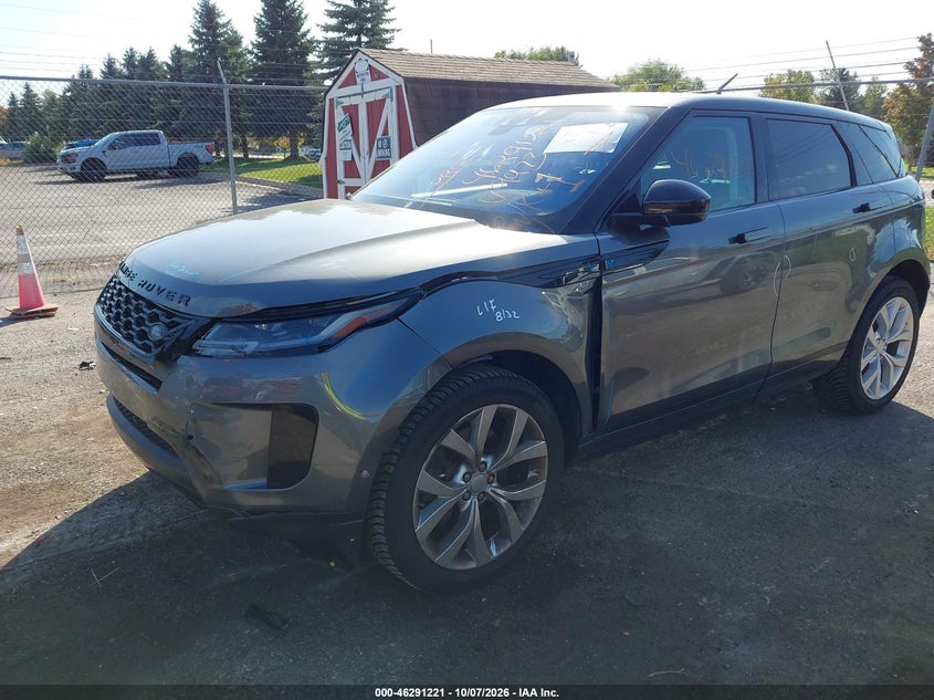 Vin: salzp2fx0lh019973, lot: 46791385, land rover range rover evoque se 20202