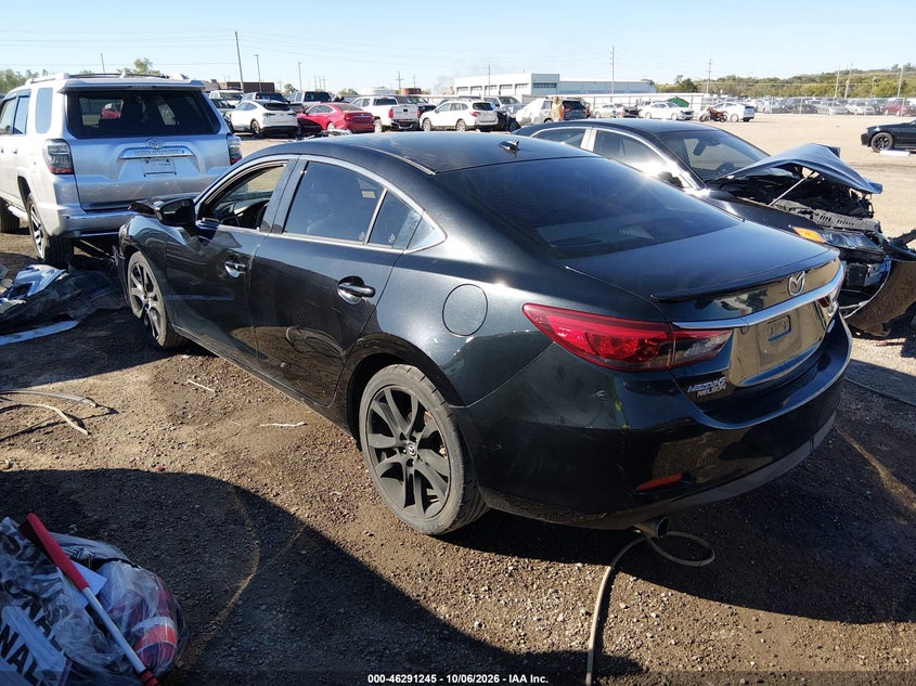 Vin: jm1gj1w55g1432849, lot: 46791408, mazda mazda6 i grand touring 20163