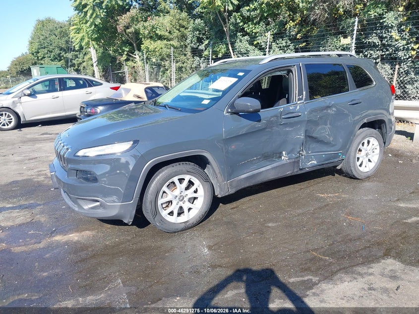 Vin: 1c4pjllb4jd584505, lot: 46791438, jeep cherokee latitude plus fwd 20182