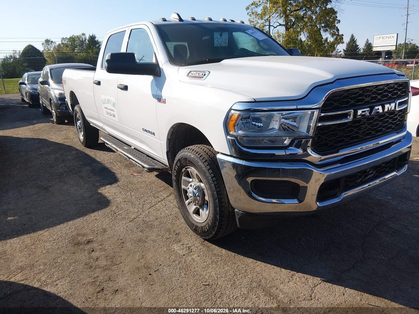 Vin: 3c6ur5hj2mg606832, lot: 46791440, ram 2500 tradesman  4x4 8' box 20211