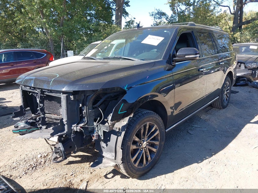 Vin: 1fmjk2atxkea80430, lot: 46791448, ford expedition max limited 20192