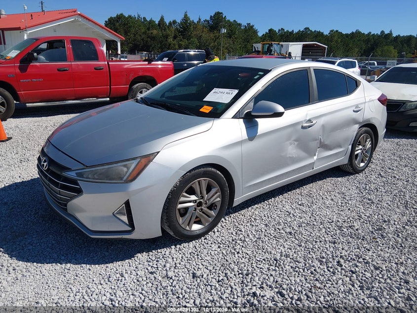 Vin: 5npd84lf2kh418759, lot: 46791466, hyundai elantra sel 20192