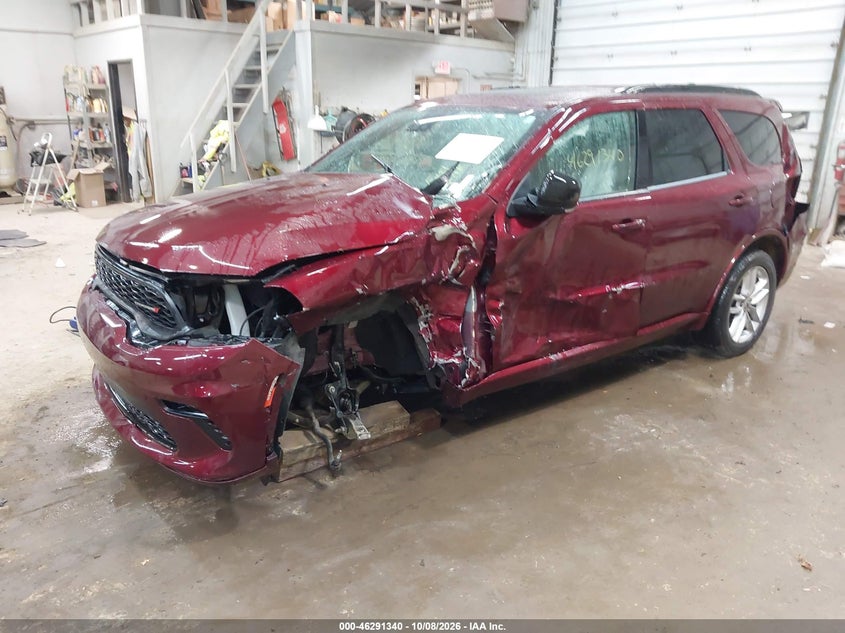 Vin: 1c4rdjdg5pc651268, lot: 46791503, dodge durango gt plus awd 20232