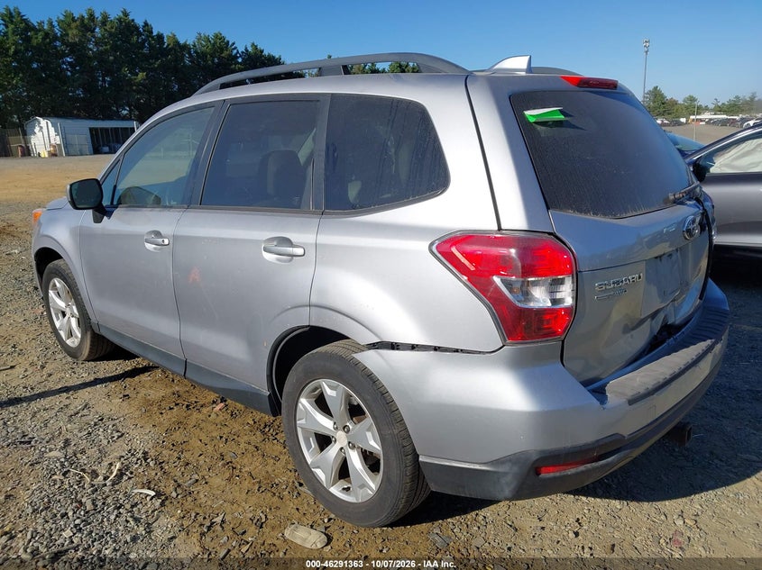 Vin: jf2sjadc0gh416496, lot: 46791525, subaru forester 2.5i premium 20163