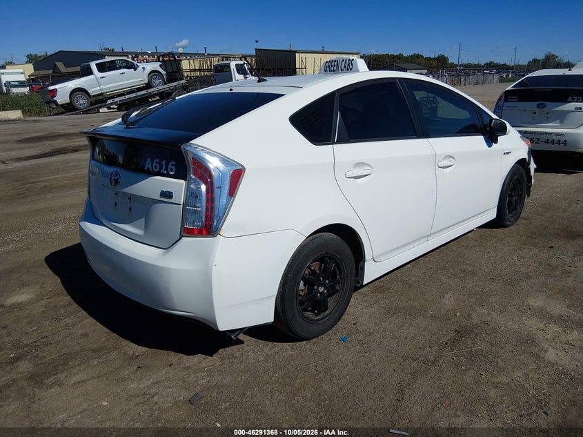 Vin: jtdkn3du9f1918616, lot: 46791531, toyota prius two 20154