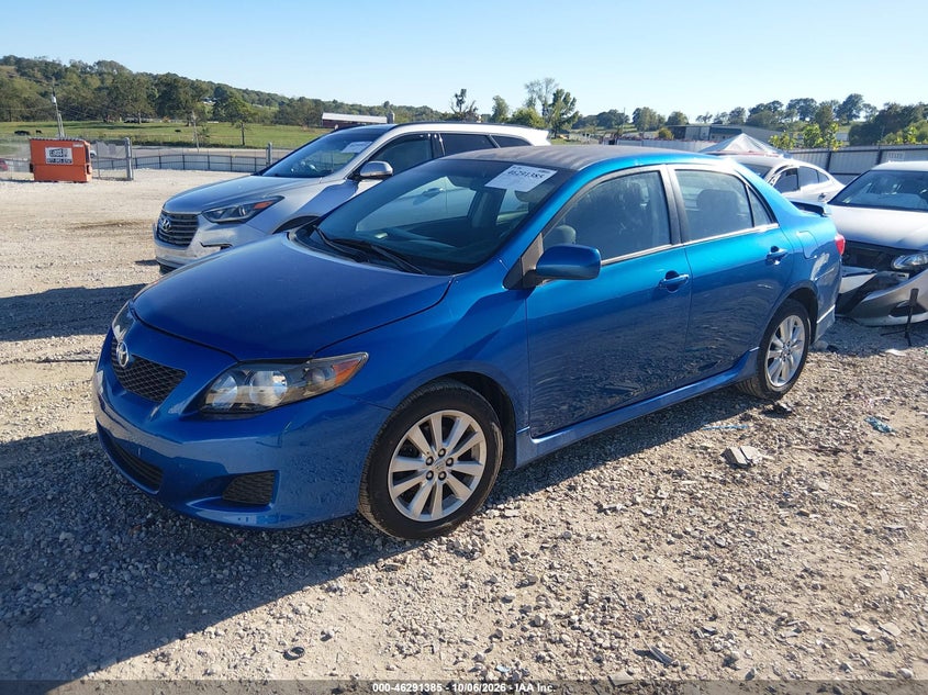 Vin: 2t1bu4ee8ac271825, lot: 46791548, toyota corolla s 20102