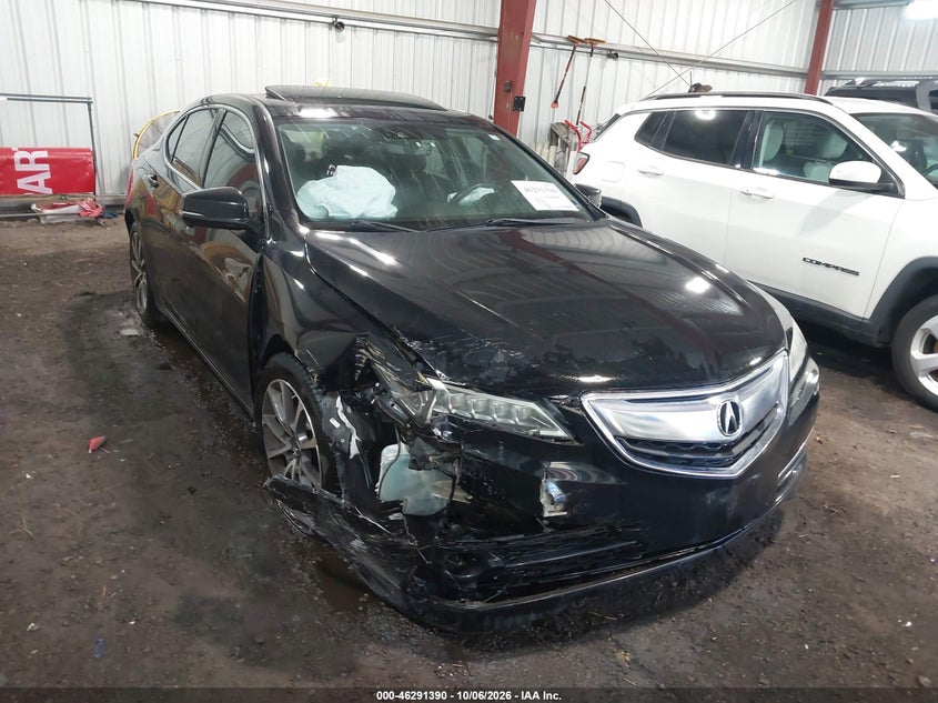 Vin: 19uub2f74fa022597, lot: 46791552, acura tlx v6 advance 20151