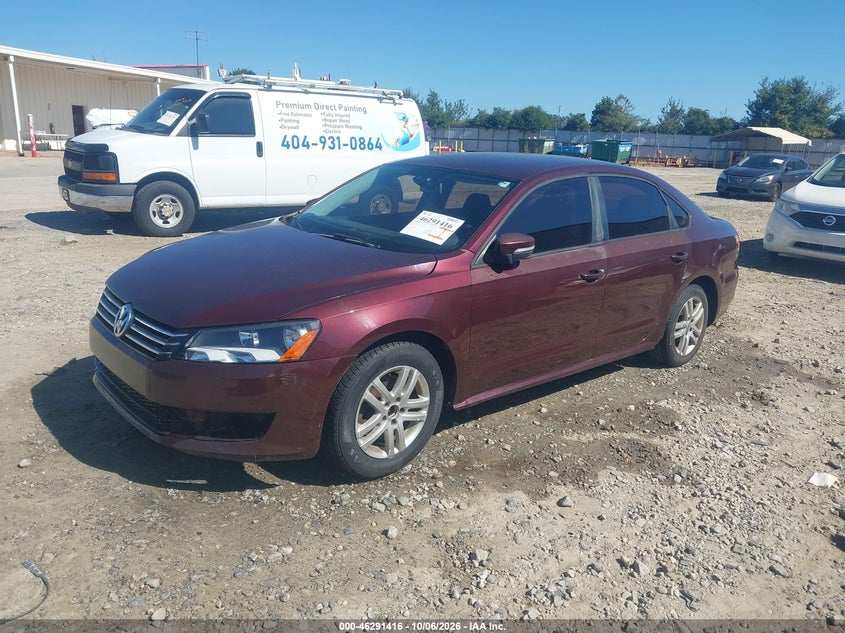 2013 VOLKSWAGEN PASSAT 2.5L S · Photo 2