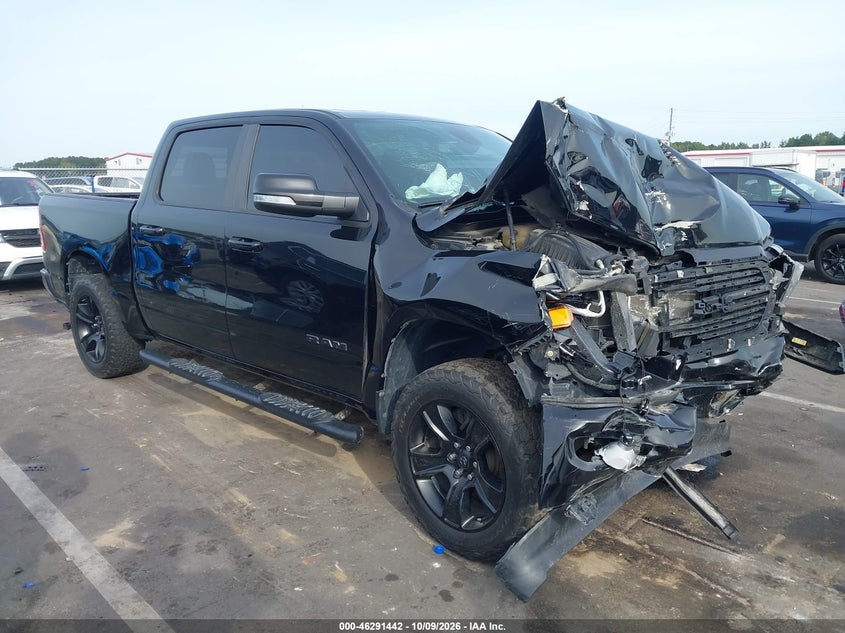 Vin: 1c6rrffgxmn547085, lot: 46791605, ram 1500 big horn  4x4 5'7 box 20211