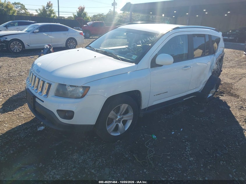 Vin: 1c4njdeb0ed741284, lot: 46791627, jeep compass latitude 20142
