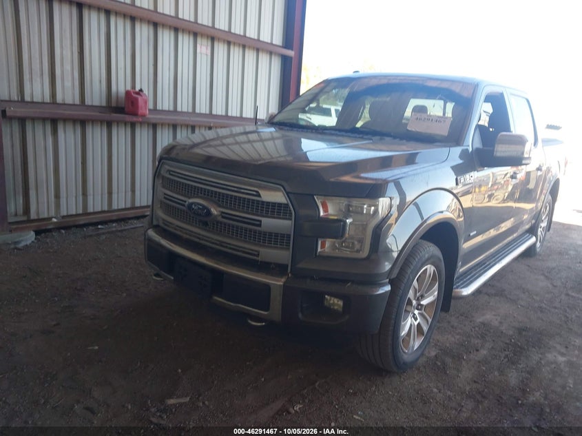 Vin: 1ftew1eg8gfa37434, lot: 46791630, ford f-150 platinum 20162