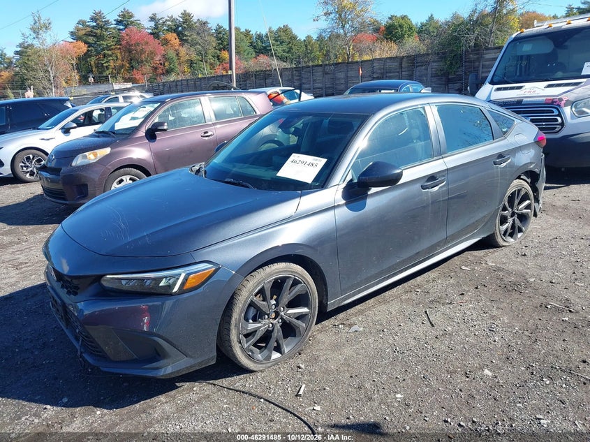 Vin: 19xfl2h52re040839, lot: 46791648, honda civic lx 20242
