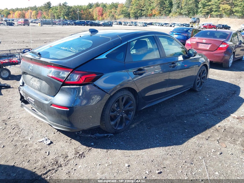 Vin: 19xfl2h52re040839, lot: 46791648, honda civic lx 20244