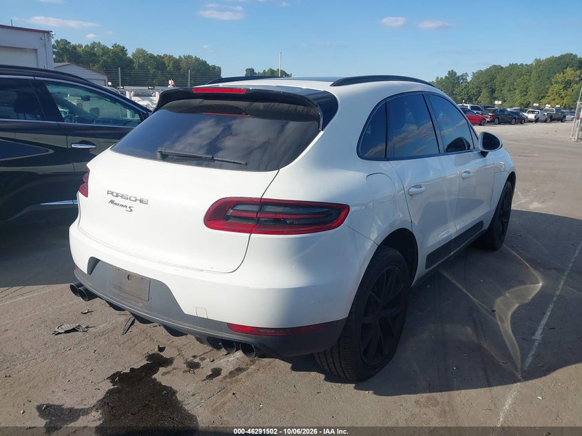 Vin: wp1ab2a55flb56805, lot: 46791665, porsche macan s 20154