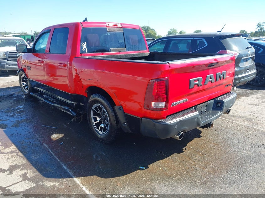 Vin: 1c6rr7yt7gs280333, lot: 46791669, ram 1500 rebel 20163