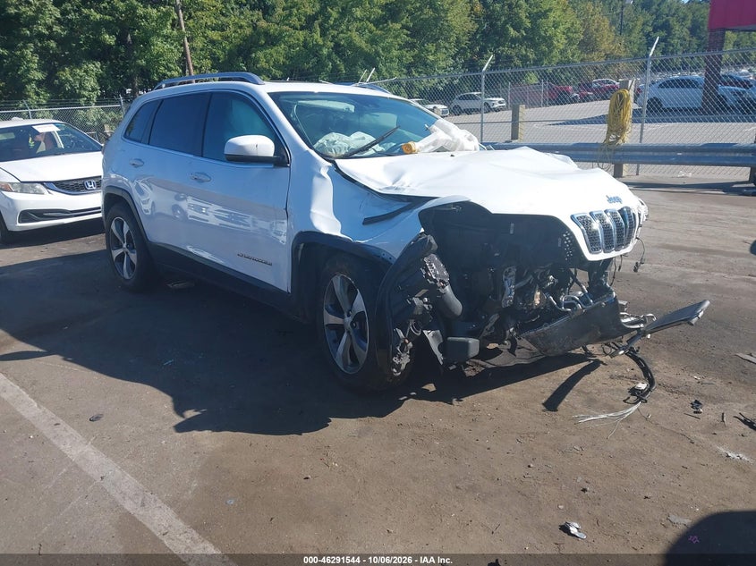 Vin: 1c4pjmdx3md181247, lot: 46791707, jeep cherokee limited 4x4 20211