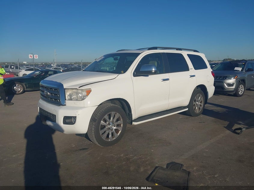 Vin: 5tdky5g11fs060193, lot: 46791709, toyota sequoia limited 5.7l v8 20152