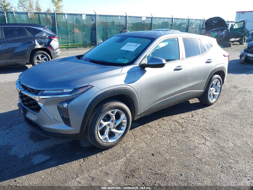 Vin: kl77lfep1sc060947, lot: 46791721, chevrolet trax fwd ls 20252