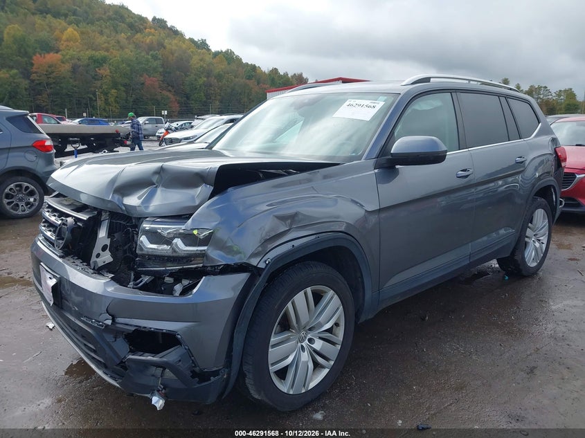 Vin: 1v2ur2ca6kc564310, lot: 46791731, volkswagen atlas 3.6l v6 se w/technology 20192