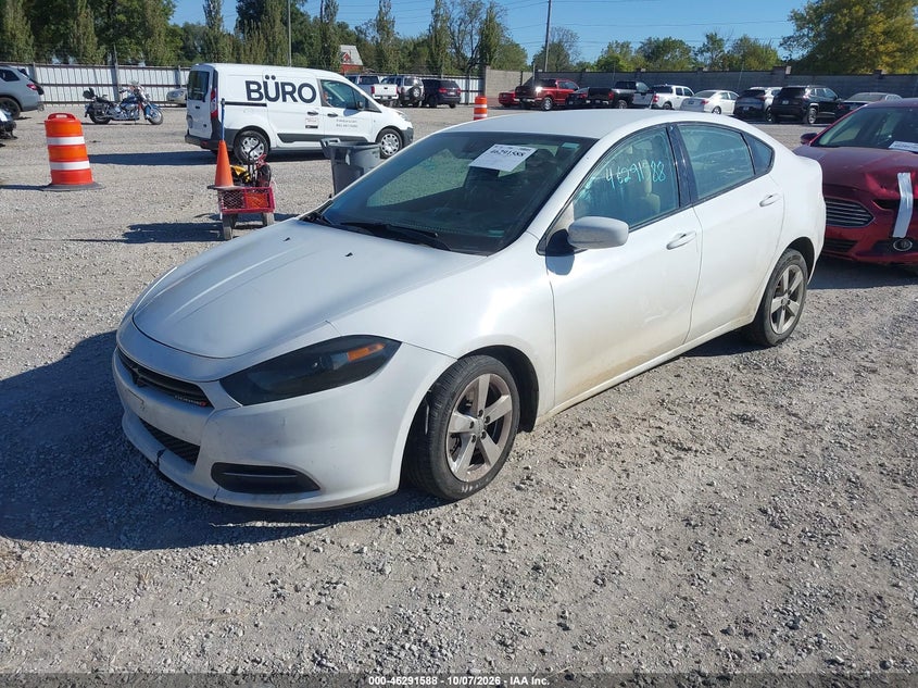 Vin: 1c3cdfbb6gd629594, lot: 46791751, dodge dart sxt 20162