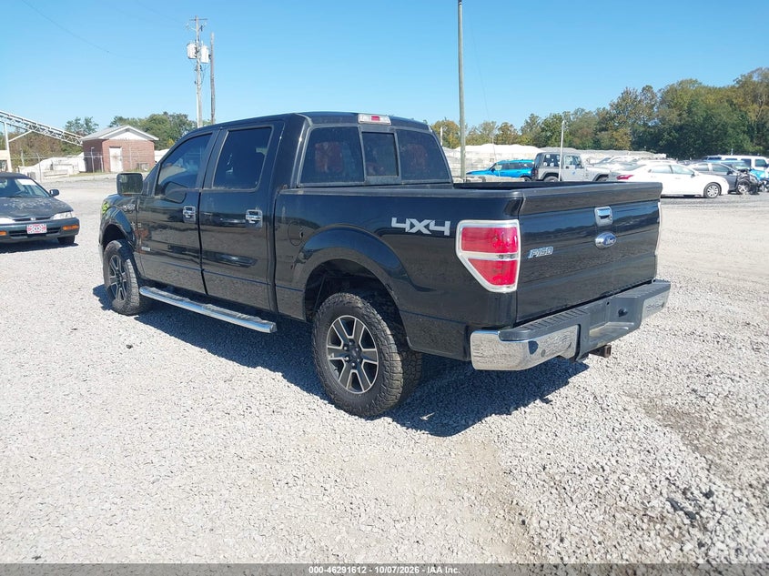 Vin: 1ftfw1et2dfd29710, lot: 46791775, ford f-150 xlt 20133