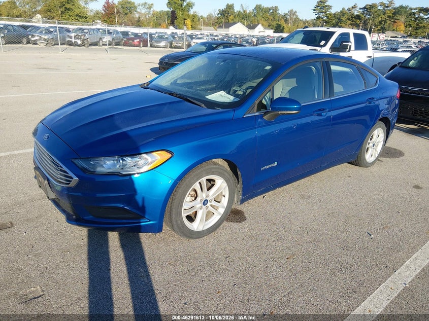 Vin: 3fa6p0uu8jr279000, lot: 46791776, ford fusion hybrid s 20182