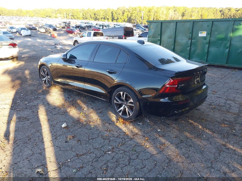 Vin: 7jrl12fl7pg253021, lot: 46791812, volvo s60 b5 plus dark theme 20233