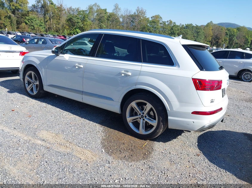 Vin: wa1vaaf7xkd013485, lot: 46791813, audi q7 55 premium 20193