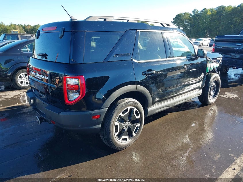 Vin: 3fmcr9c62prd36603, lot: 46791839, ford bronco sport outer banks 20234