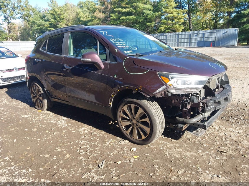 Vin: kl4cjesb0hb191757, lot: 46791861, buick encore preferred 20171