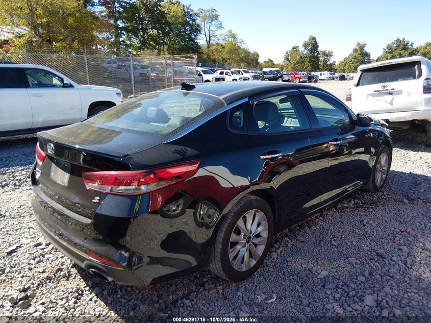 Vin: 5xxgt4l31jg181760, lot: 46791879, kia optima s 20184