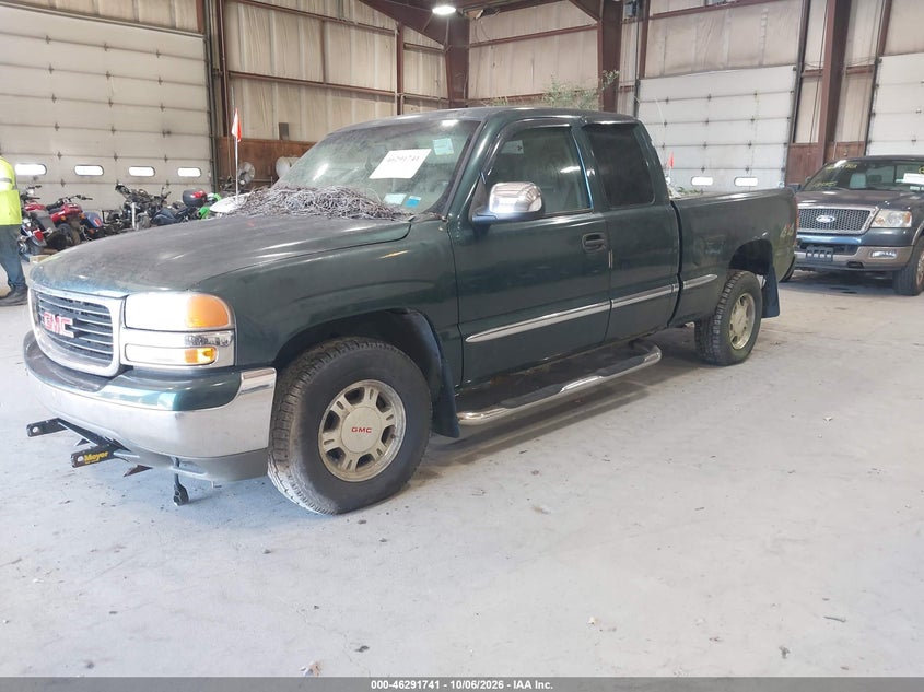 GMC SIERRA 1500 2002 VIN 2GTEK19T321180732