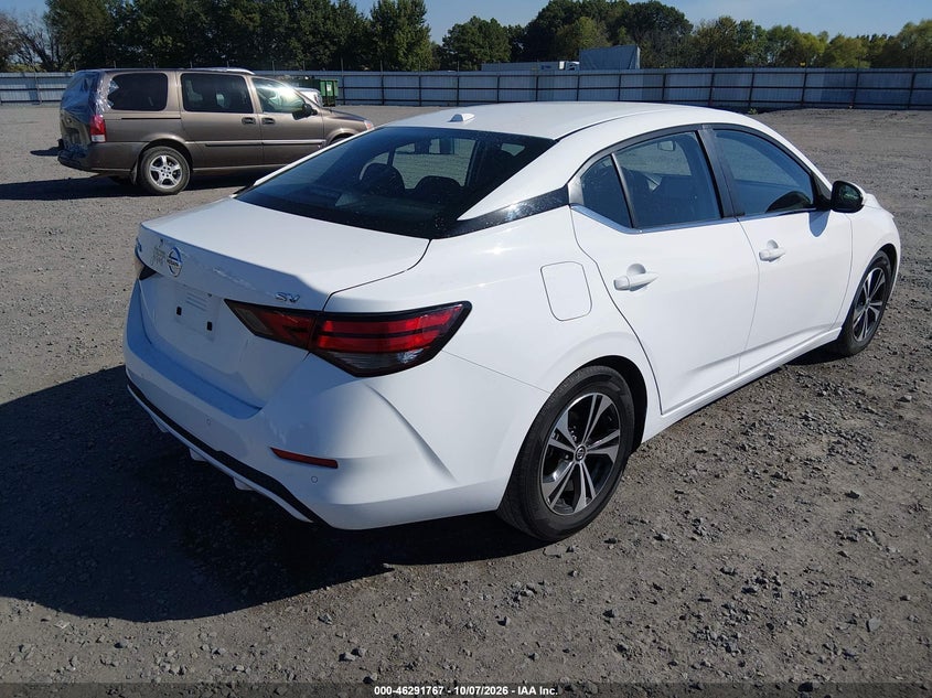 Vin: 3n1ab8cv4ny292725, lot: 46791931, nissan sentra sv xtronic cvt 20224
