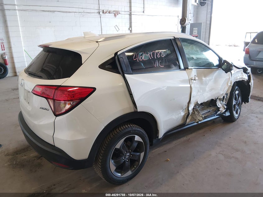 Vin: 3czru6h7xjm724223, lot: 46791951, honda hr-v ex-l 20184
