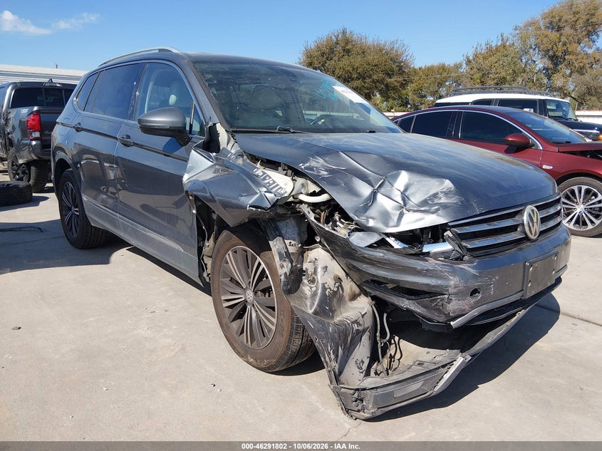 Vin: 3vv3b7ax9jm090857, lot: 46791965, volkswagen tiguan 2.0t se/2.0t sel 20181