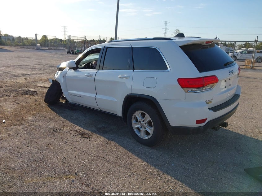 Vin: 1c4rjfag1fc908869, lot: 46791976, jeep grand cherokee laredo 20153