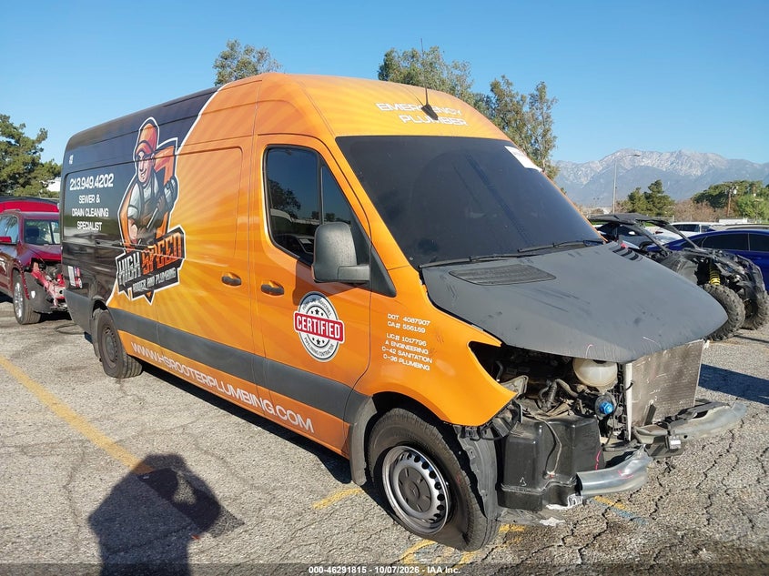Vin: w1y4kchy2pt136870, lot: 46791978, mercedes-benz sprinter 2500 high roof 4-cyl diesel 2023 img_1