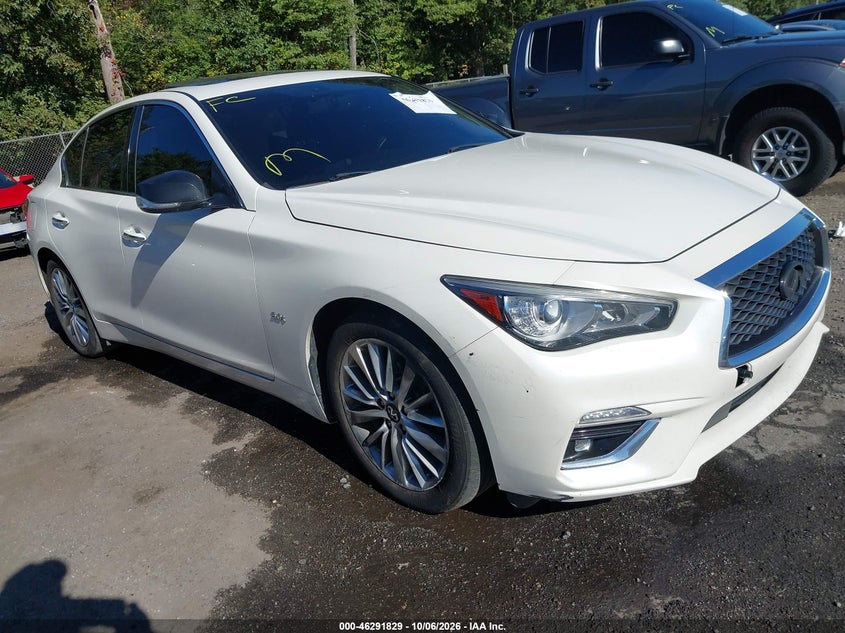Vin: jn1ev7ar0lm251954, lot: 46791992, infiniti q50 luxe awd 20201