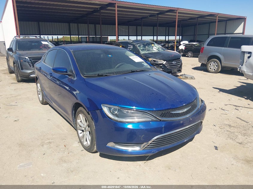 Vin: 1c3cccab8gn133211, lot: 46792010, chrysler 200 limited 20161